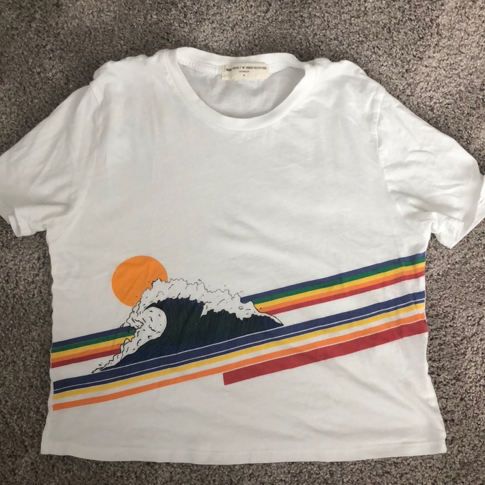 Rainbow Wave Tee